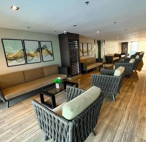 The Modern Flats At Air Residences With Wifi&city View * Manila
